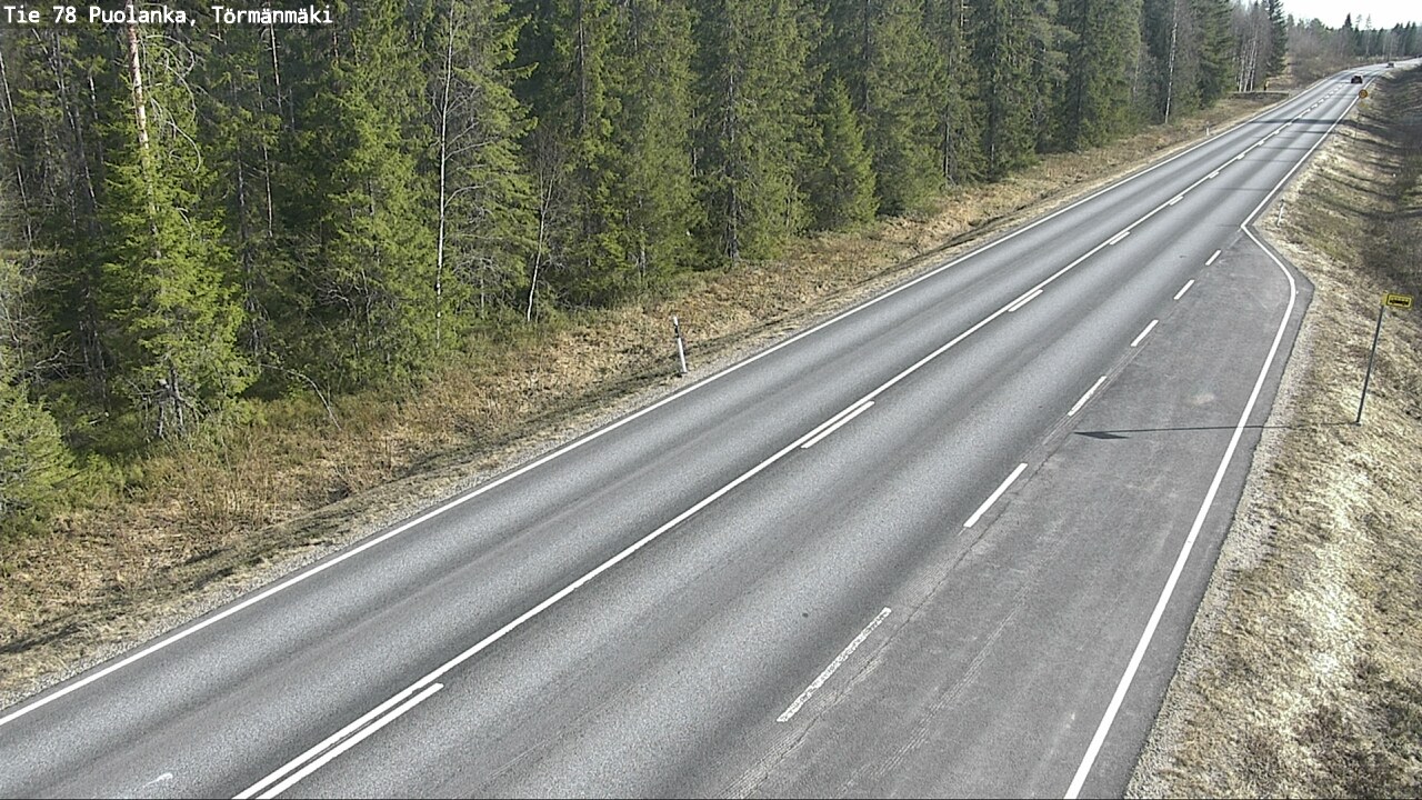 Kelikamerat Kuva Tie 78 Puolanka, Törmänmäki, Puolanka, Kainuu