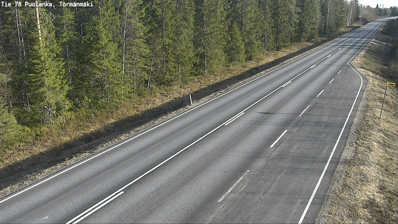 Kelikamerat Kuva Tie 78 Puolanka, Törmänmäki, Puolanka, Kainuu