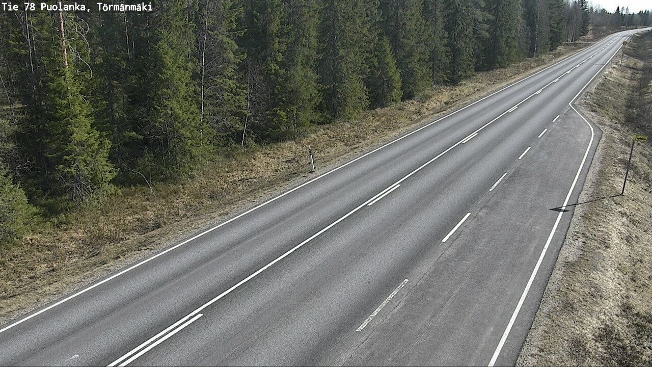 Kelikamerat Kuva Tie 78 Puolanka, Törmänmäki, Puolanka, Kainuu