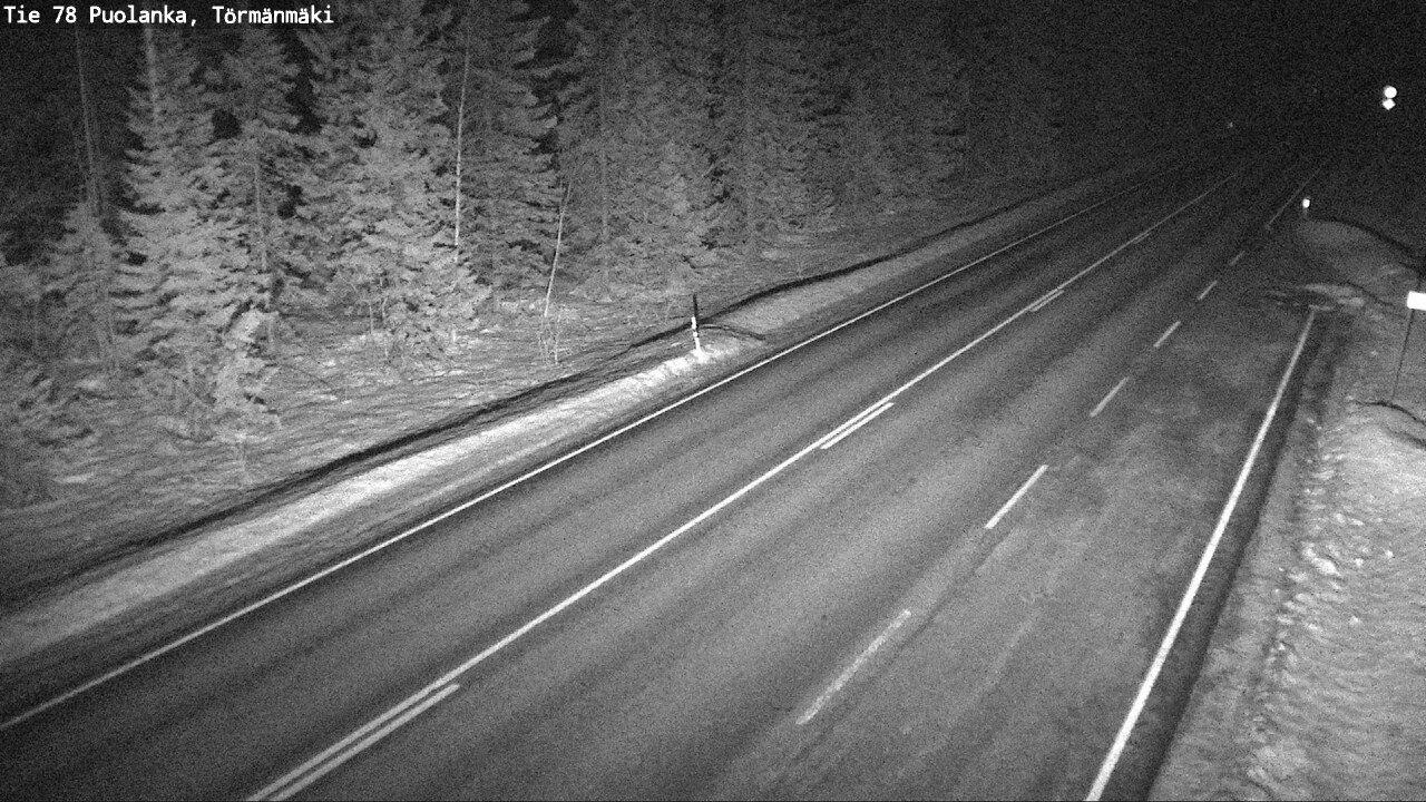 Weather Camera Image Road 78 Puolanka, Törmänmäki, Puolanka, Kainuu