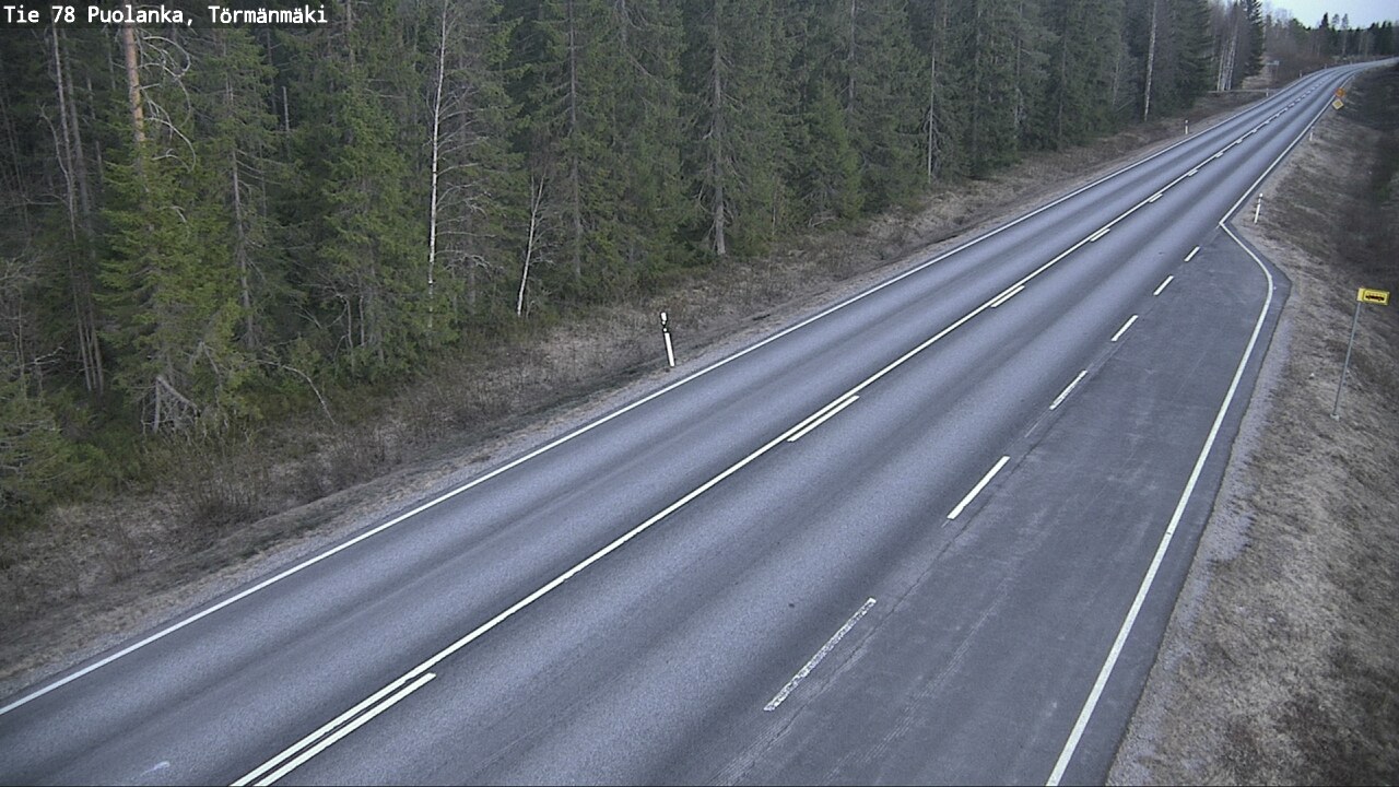 Kelikamerat Kuva Tie 78 Puolanka, Törmänmäki, Puolanka, Kainuu