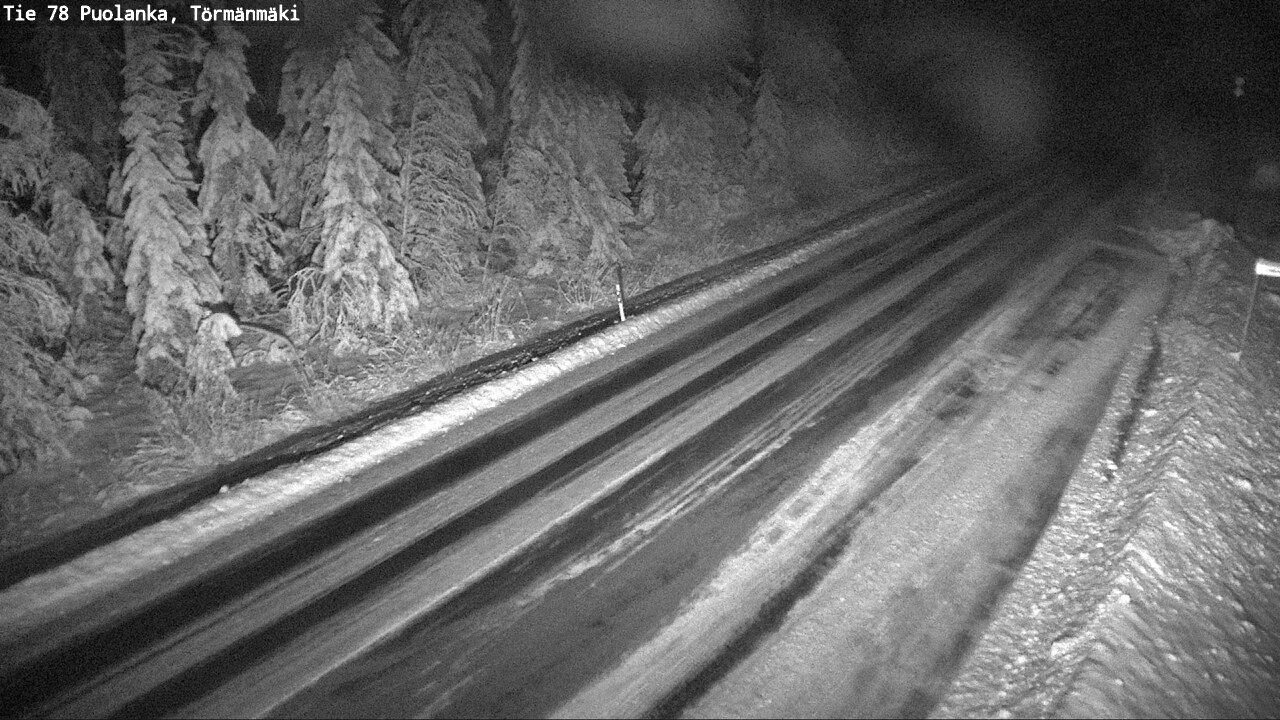 Weather Camera Image Väg 78 Puolango, Törmänmaki, Puolanka, Kainuu