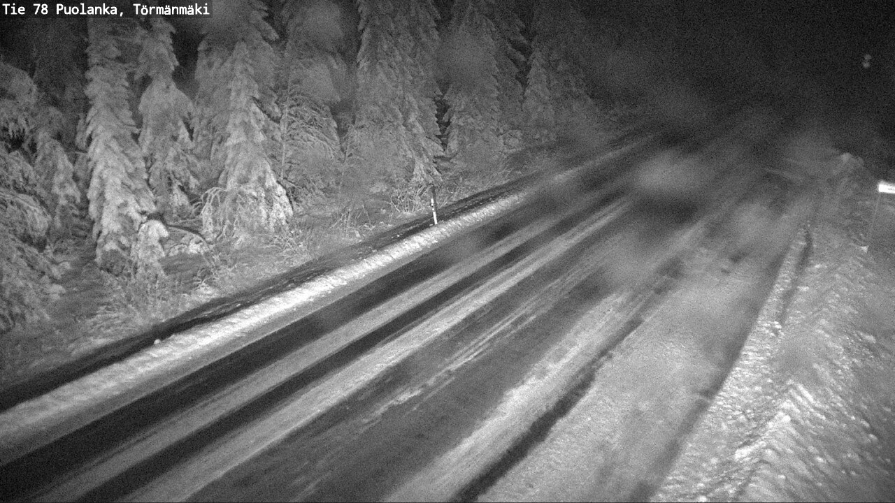 Weather Camera Image Väg 78 Puolango, Törmänmaki, Puolanka, Kainuu