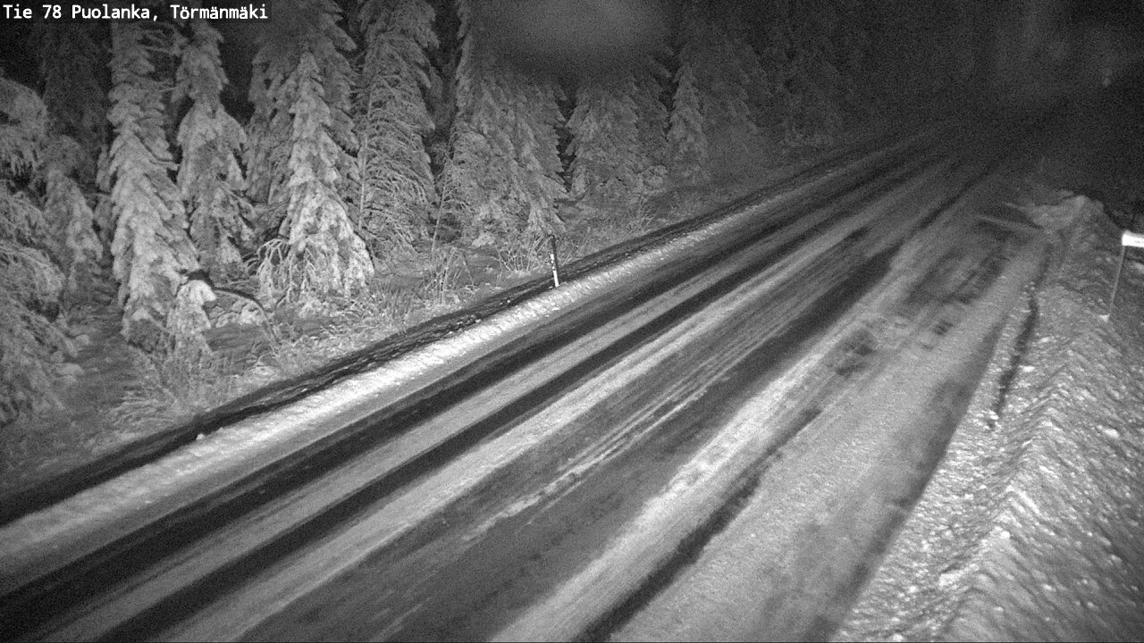 Weather Camera Image Väg 78 Puolango, Törmänmaki, Puolanka, Kainuu