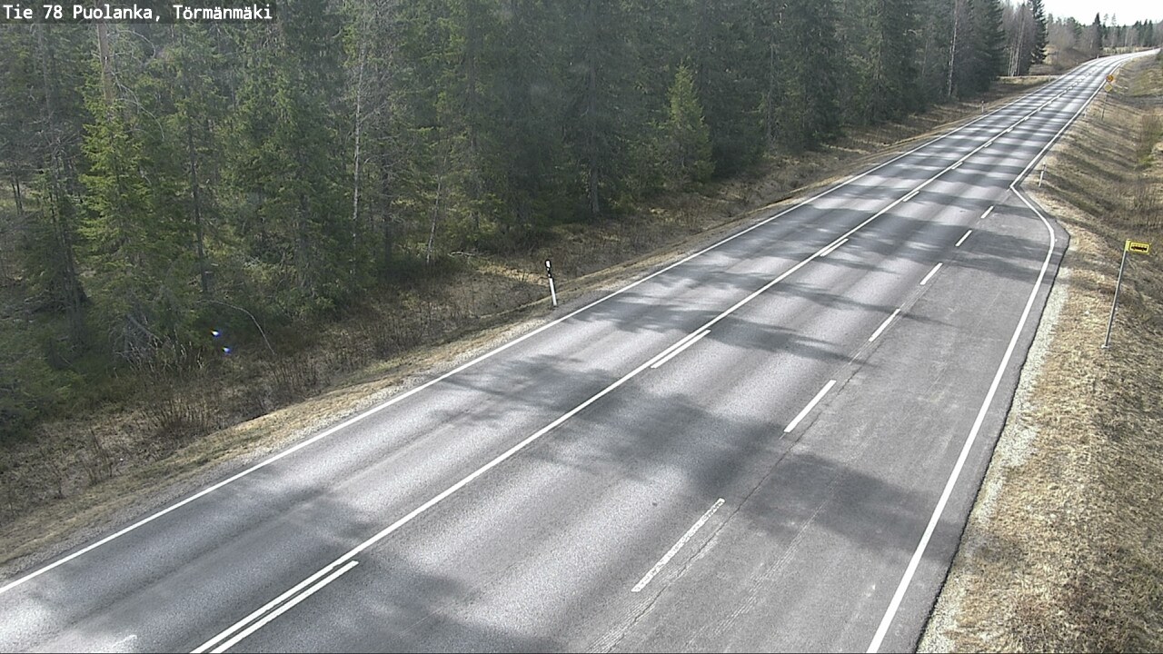 Kelikamerat Kuva Tie 78 Puolanka, Törmänmäki, Puolanka, Kainuu
