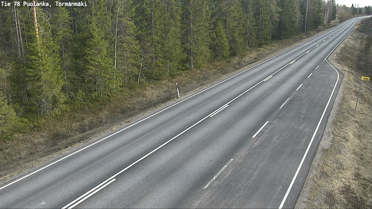 Kelikamerat Kuva Tie 78 Puolanka, Törmänmäki, Puolanka, Kainuu