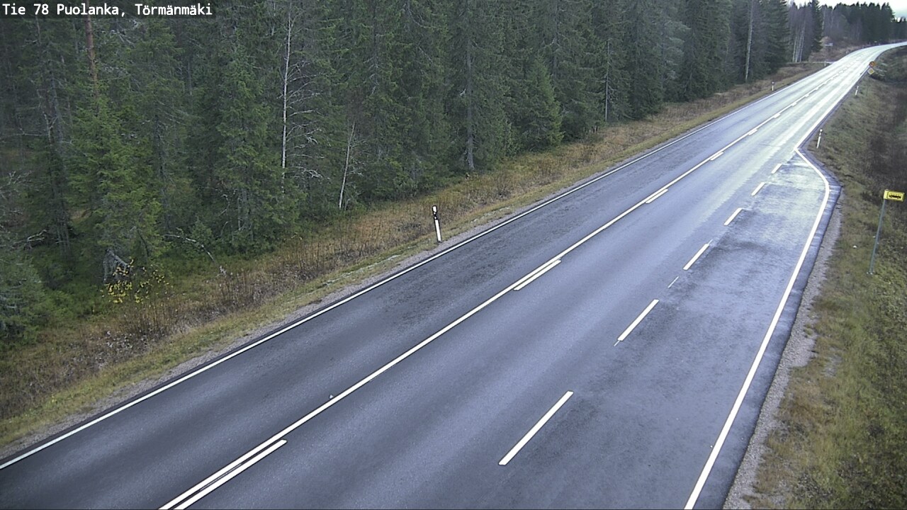 Kelikamerat Kuva Tie 78 Puolanka, Törmänmäki, Puolanka, Kainuu