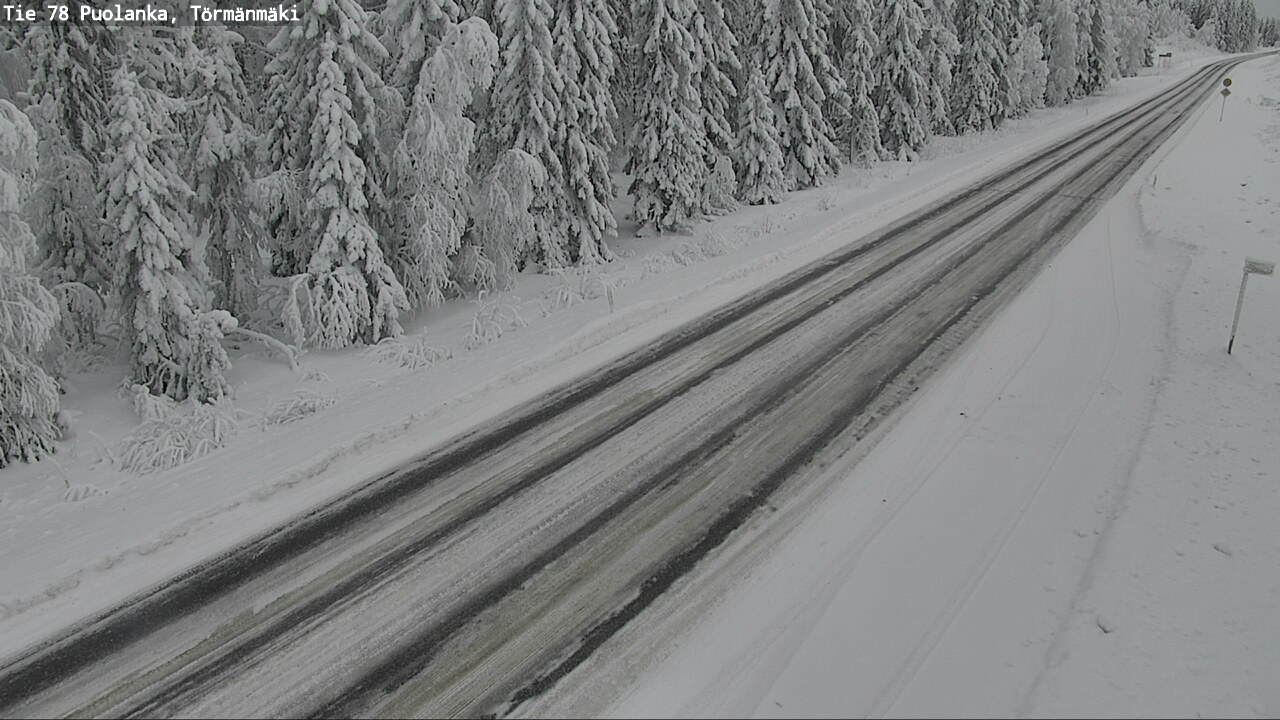Weather Camera Image Road 78 Puolanka, Törmänmäki, Puolanka, Kainuu