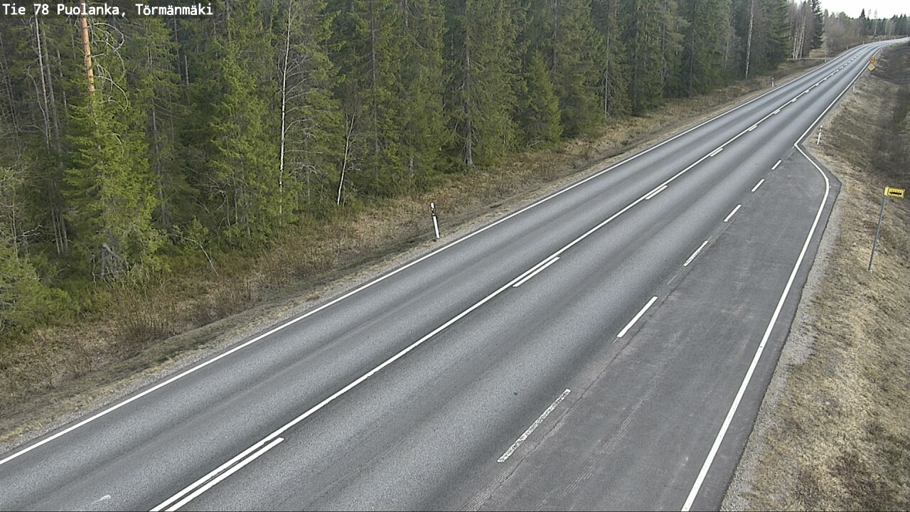 Kelikamerat Kuva Tie 78 Puolanka, Törmänmäki, Puolanka, Kainuu