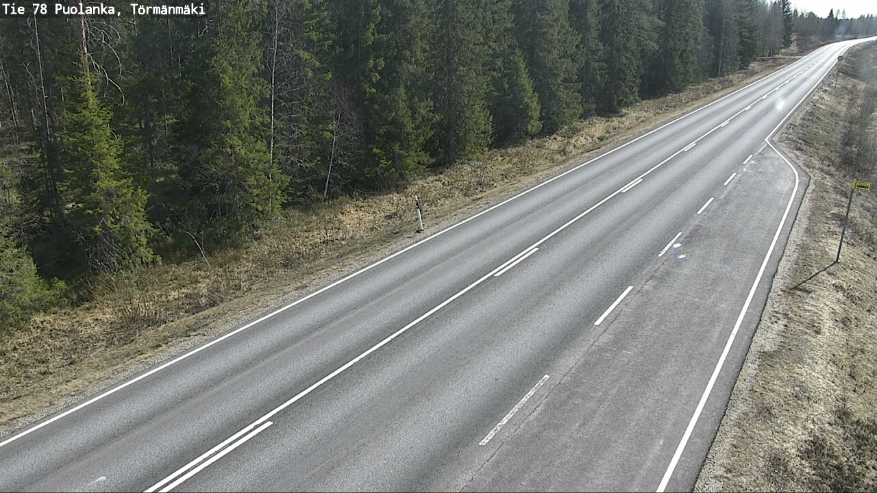 Kelikamerat Kuva Tie 78 Puolanka, Törmänmäki, Puolanka, Kainuu