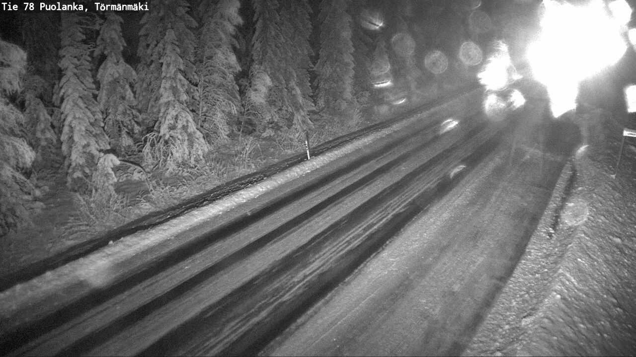Weather Camera Image Väg 78 Puolango, Törmänmaki, Puolanka, Kainuu