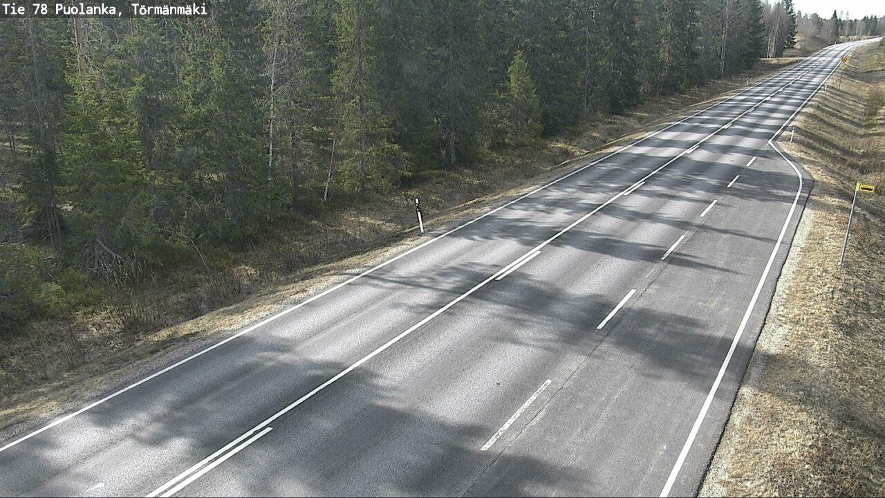 Kelikamerat Kuva Tie 78 Puolanka, Törmänmäki, Puolanka, Kainuu