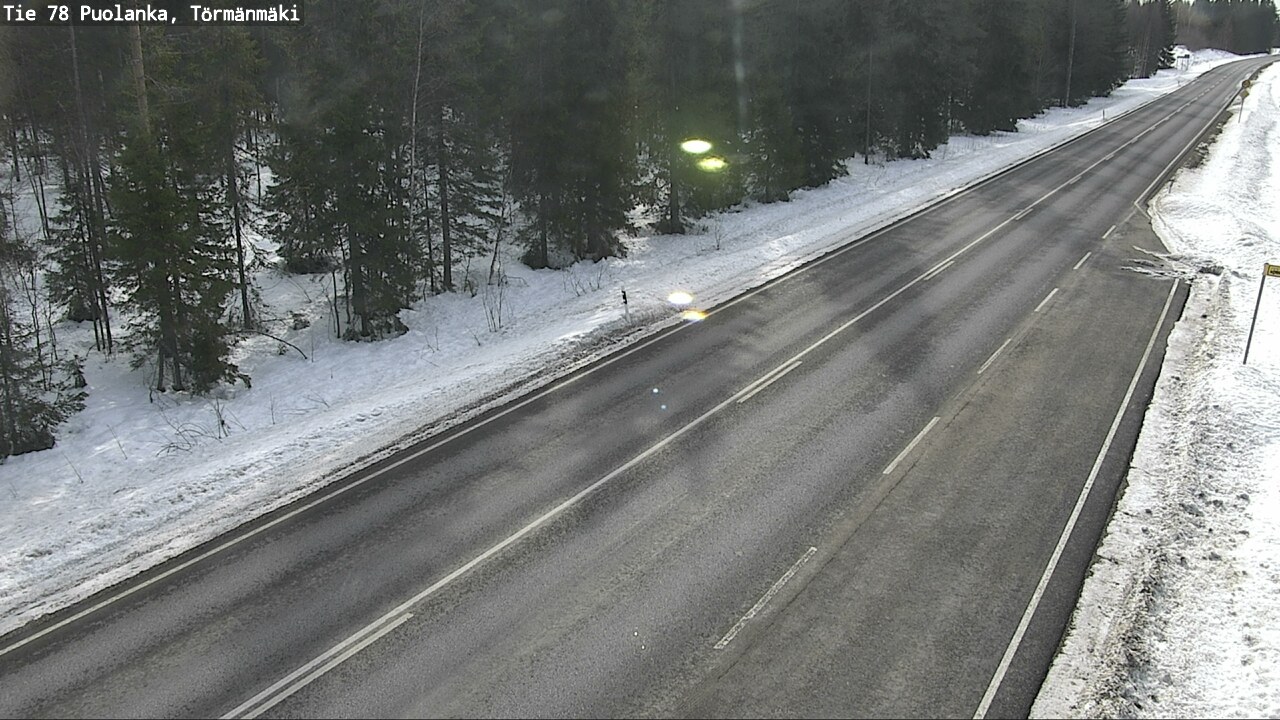 Weather Camera Image Road 78 Puolanka, Törmänmäki, Puolanka, Kainuu