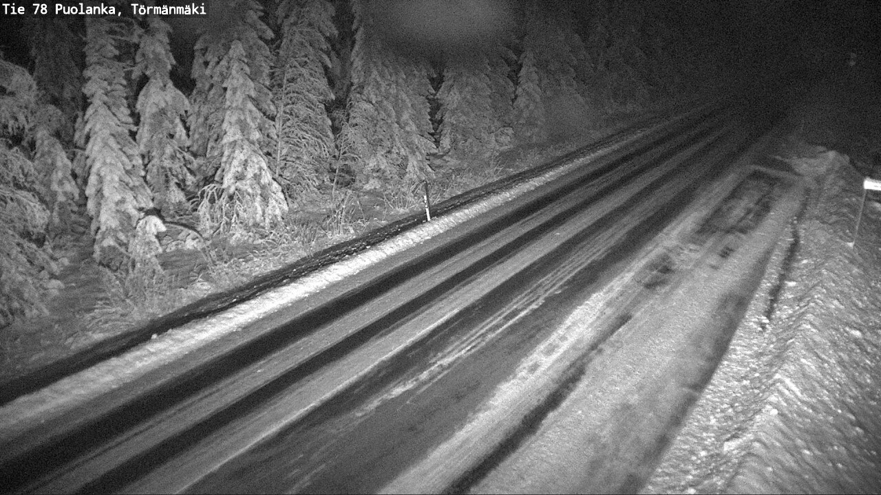 Weather Camera Image Väg 78 Puolango, Törmänmaki, Puolanka, Kainuu