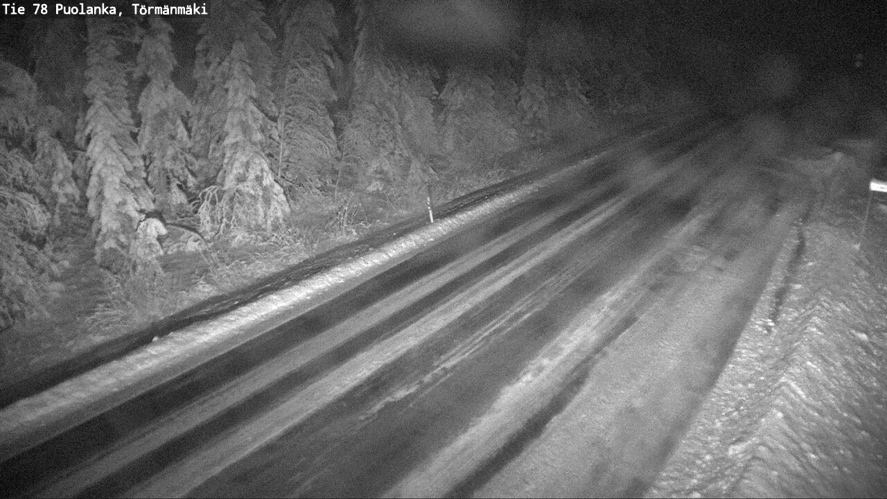 Weather Camera Image Väg 78 Puolango, Törmänmaki, Puolanka, Kainuu