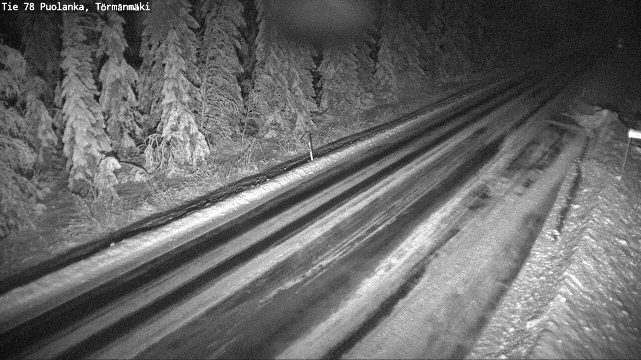 Weather Camera Image Väg 78 Puolango, Törmänmaki, Puolanka, Kainuu