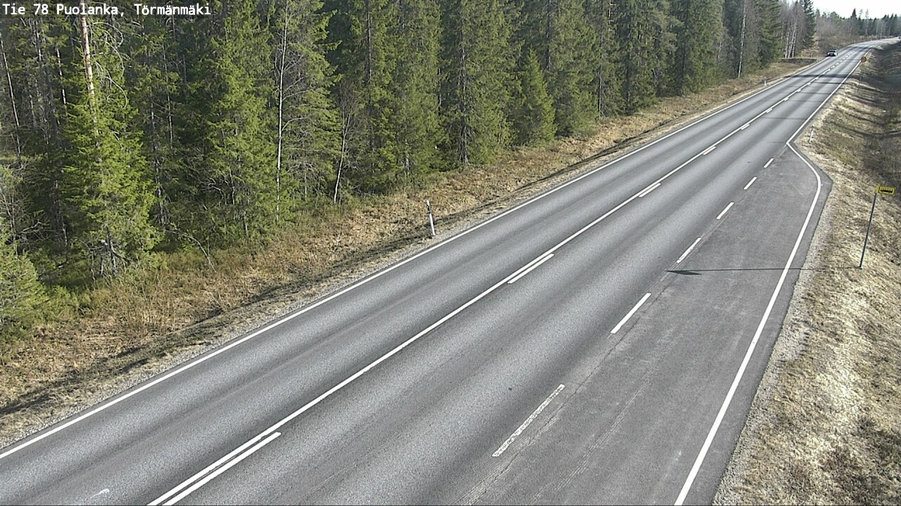 Kelikamerat Kuva Tie 78 Puolanka, Törmänmäki, Puolanka, Kainuu