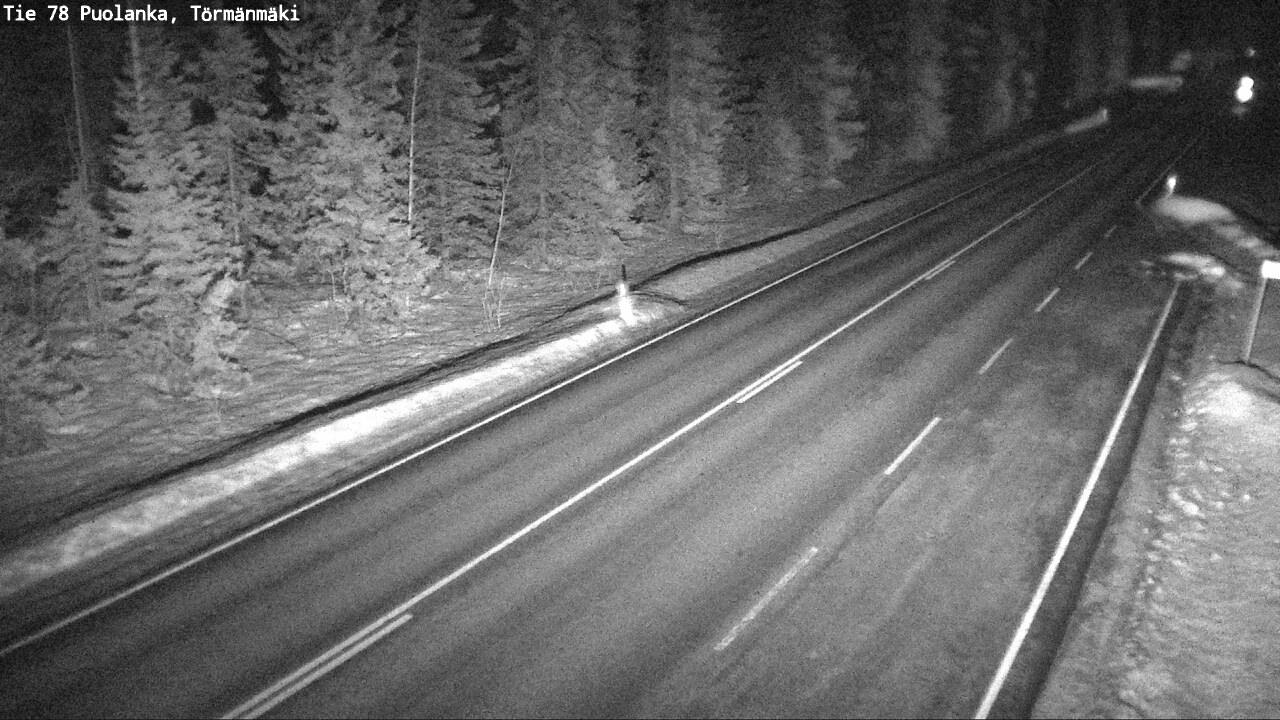 Weather Camera Image Road 78 Puolanka, Törmänmäki, Puolanka, Kainuu