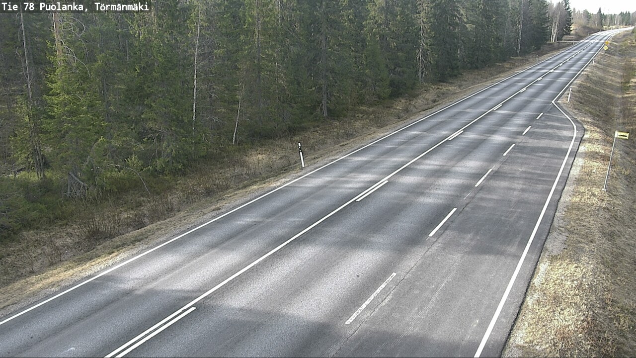 Kelikamerat Kuva Tie 78 Puolanka, Törmänmäki, Puolanka, Kainuu
