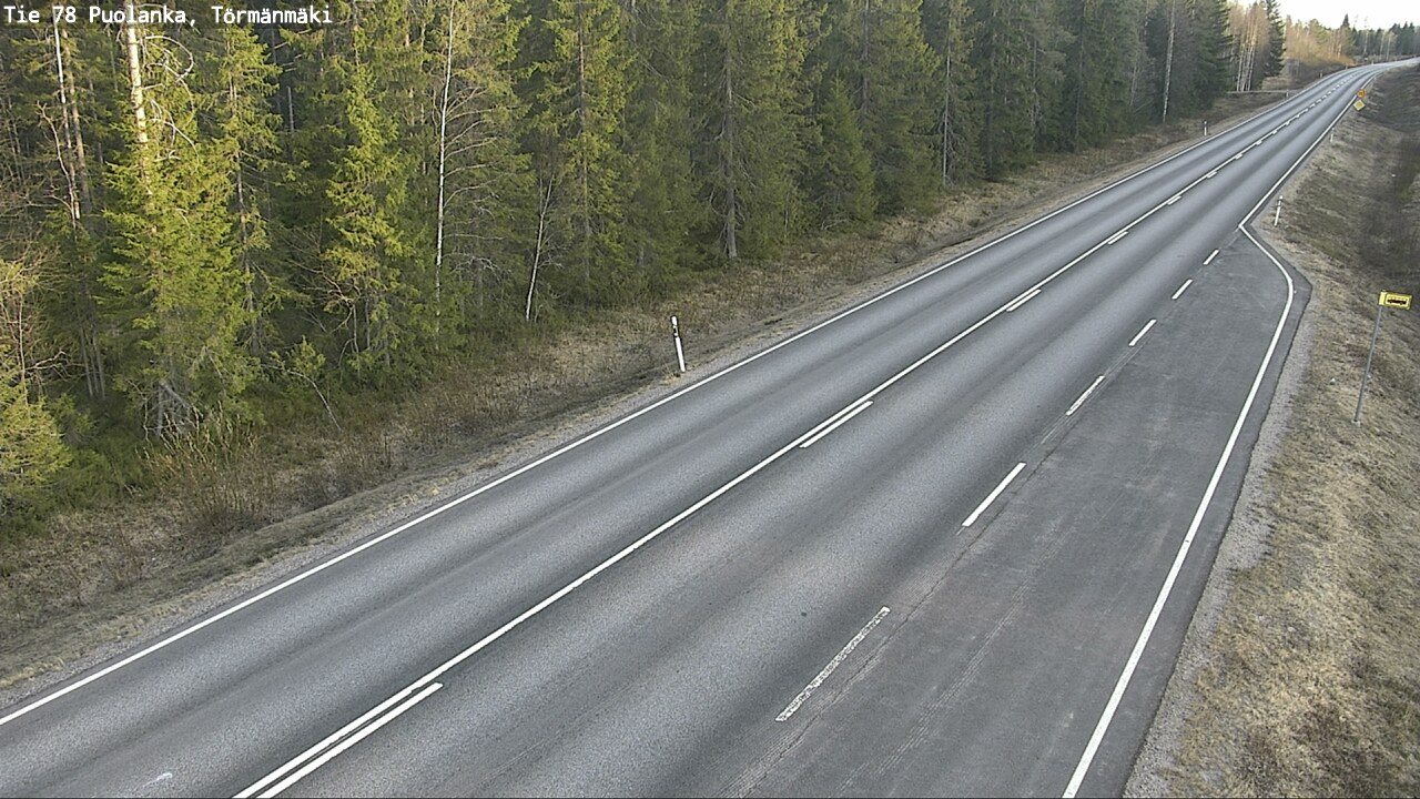 Kelikamerat Kuva Tie 78 Puolanka, Törmänmäki, Puolanka, Kainuu
