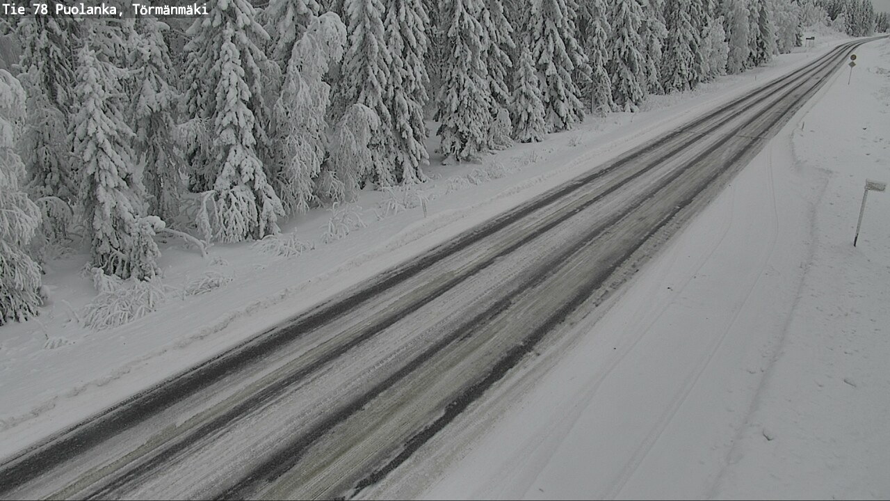 Weather Camera Image Road 78 Puolanka, Törmänmäki, Puolanka, Kainuu