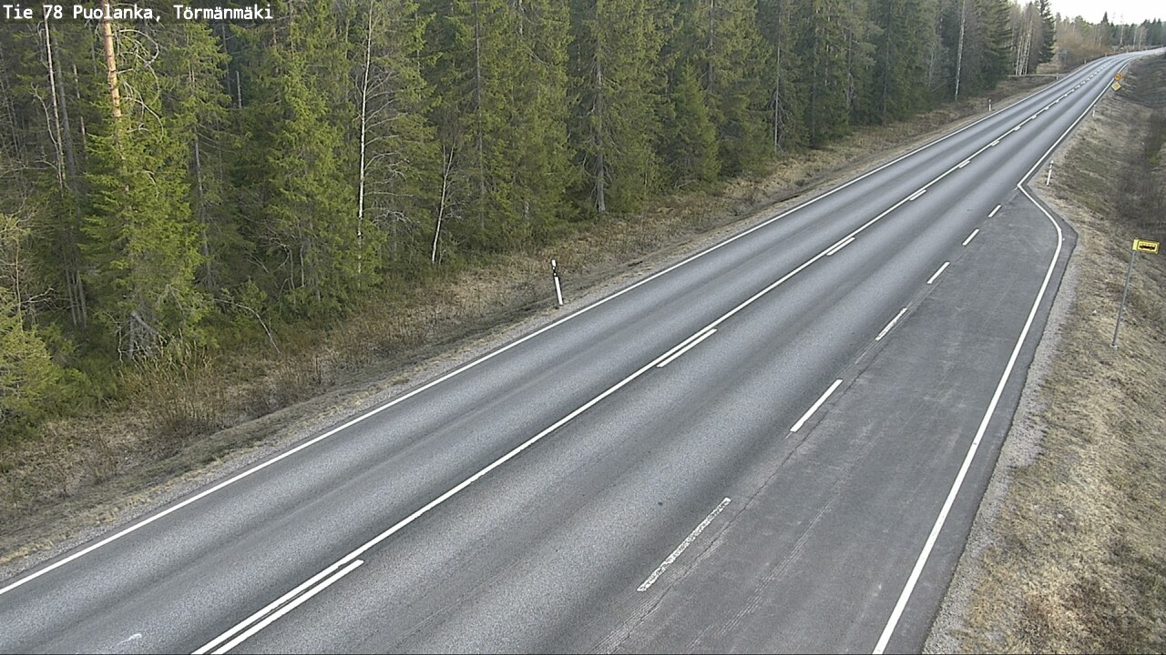 Kelikamerat Kuva Tie 78 Puolanka, Törmänmäki, Puolanka, Kainuu
