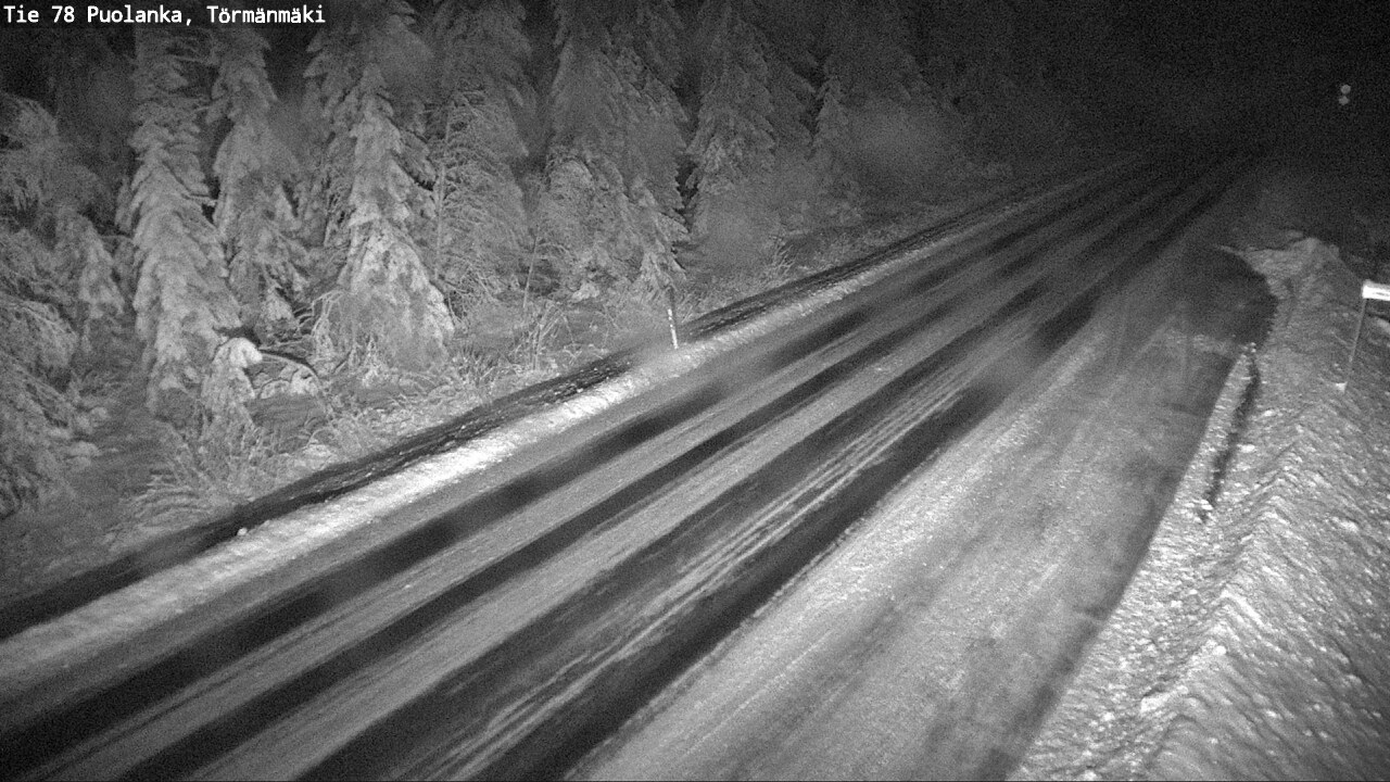 Weather Camera Image Väg 78 Puolango, Törmänmaki, Puolanka, Kainuu