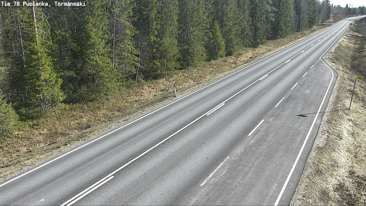 Kelikamerat Kuva Tie 78 Puolanka, Törmänmäki, Puolanka, Kainuu