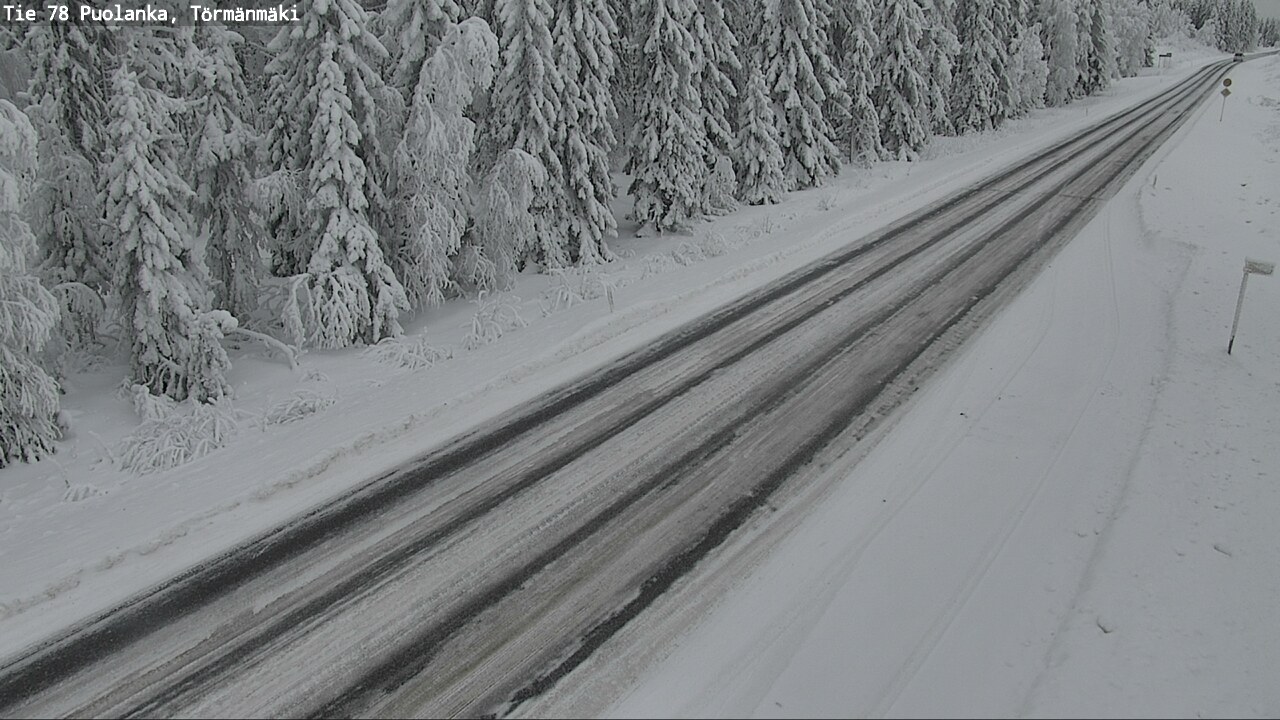 Weather Camera Image Road 78 Puolanka, Törmänmäki, Puolanka, Kainuu