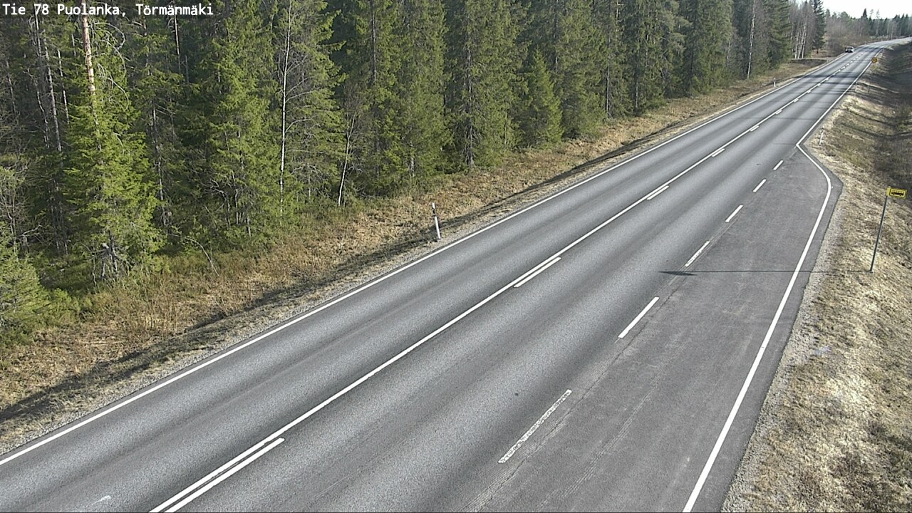 Kelikamerat Kuva Tie 78 Puolanka, Törmänmäki, Puolanka, Kainuu