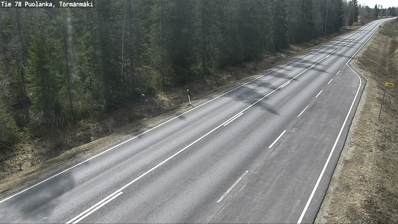 Kelikamerat Kuva Tie 78 Puolanka, Törmänmäki, Puolanka, Kainuu