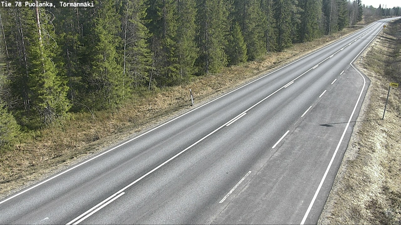 Kelikamerat Kuva Tie 78 Puolanka, Törmänmäki, Puolanka, Kainuu