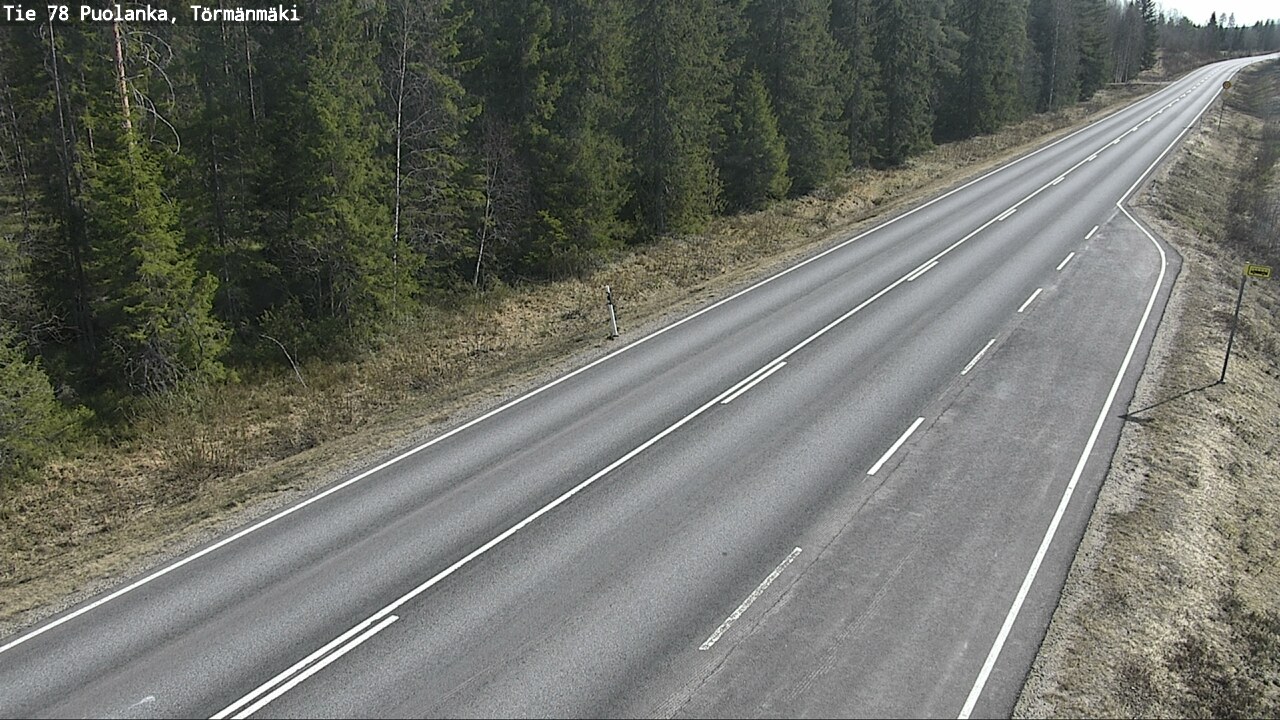 Kelikamerat Kuva Tie 78 Puolanka, Törmänmäki, Puolanka, Kainuu
