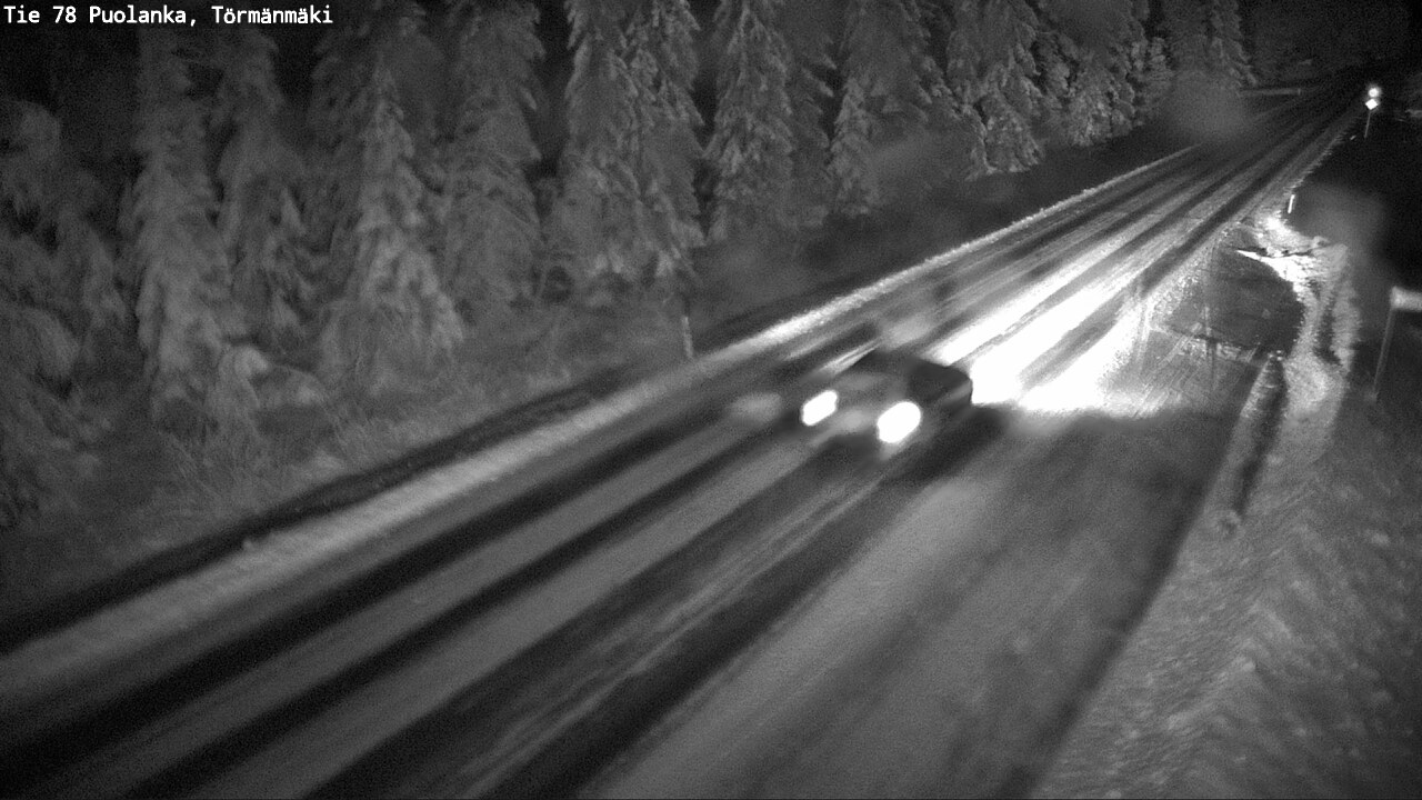 Weather Camera Image Väg 78 Puolango, Törmänmaki, Puolanka, Kainuu