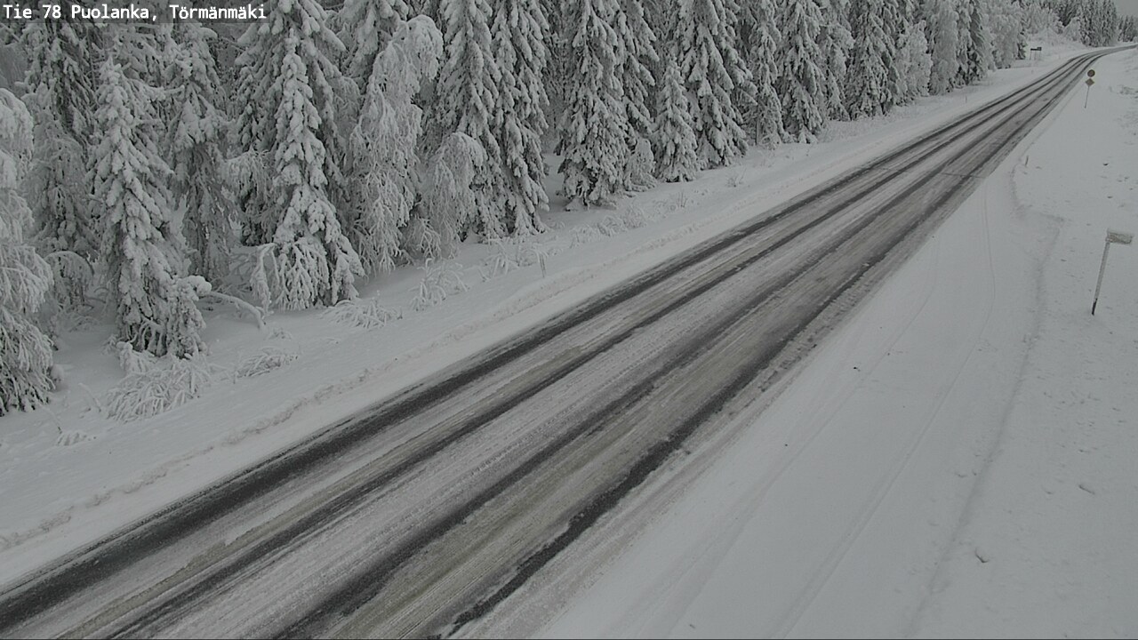 Weather Camera Image Road 78 Puolanka, Törmänmäki, Puolanka, Kainuu