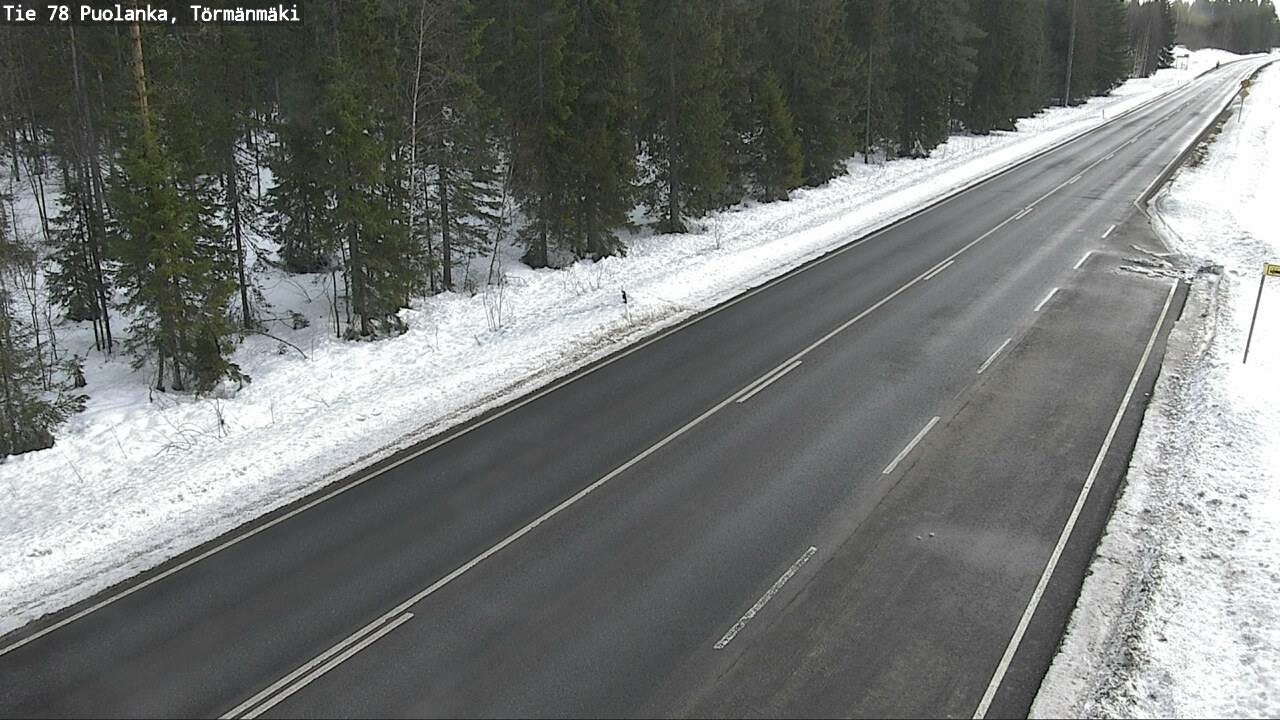 Kelikamerat Kuva Tie 78 Puolanka, Törmänmäki, Puolanka, Kainuu