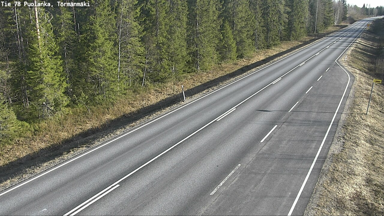 Kelikamerat Kuva Tie 78 Puolanka, Törmänmäki, Puolanka, Kainuu