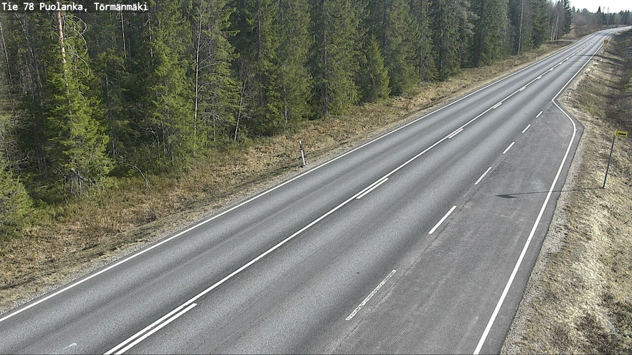 Kelikamerat Kuva Tie 78 Puolanka, Törmänmäki, Puolanka, Kainuu