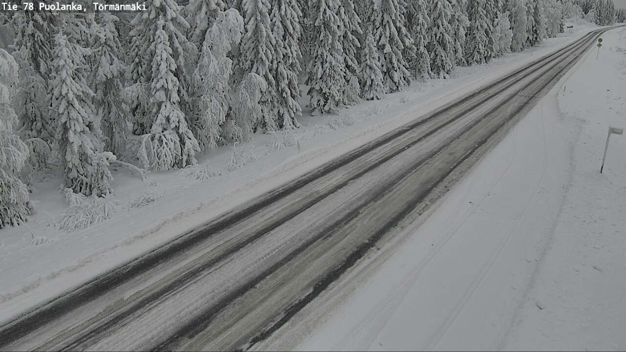 Weather Camera Image Road 78 Puolanka, Törmänmäki, Puolanka, Kainuu