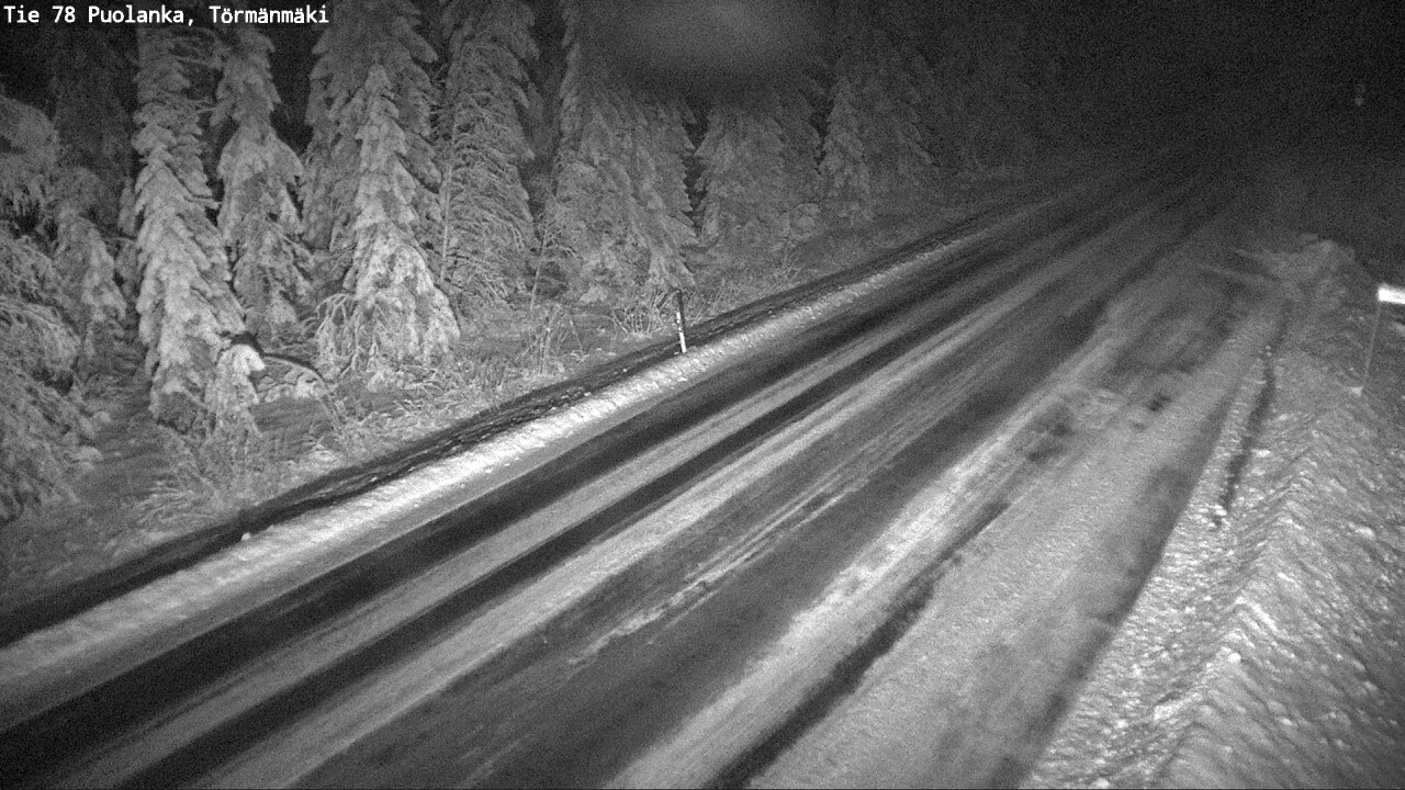 Weather Camera Image Väg 78 Puolango, Törmänmaki, Puolanka, Kainuu