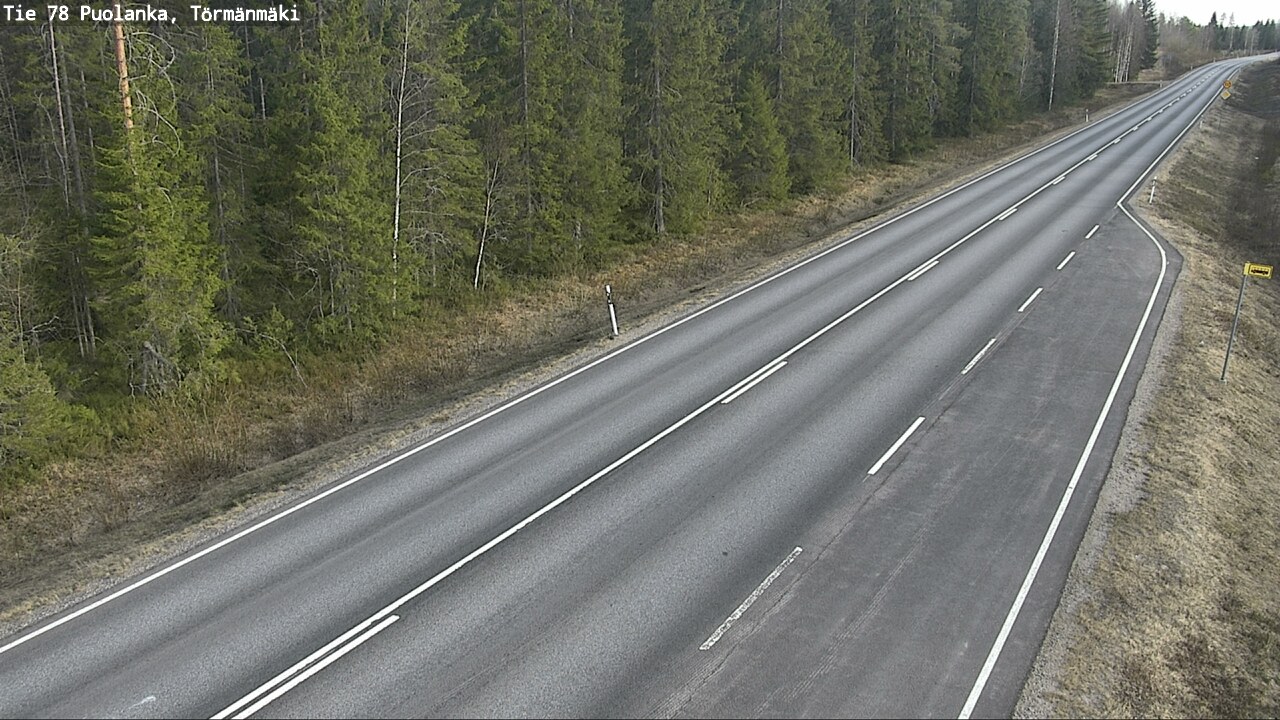 Kelikamerat Kuva Tie 78 Puolanka, Törmänmäki, Puolanka, Kainuu
