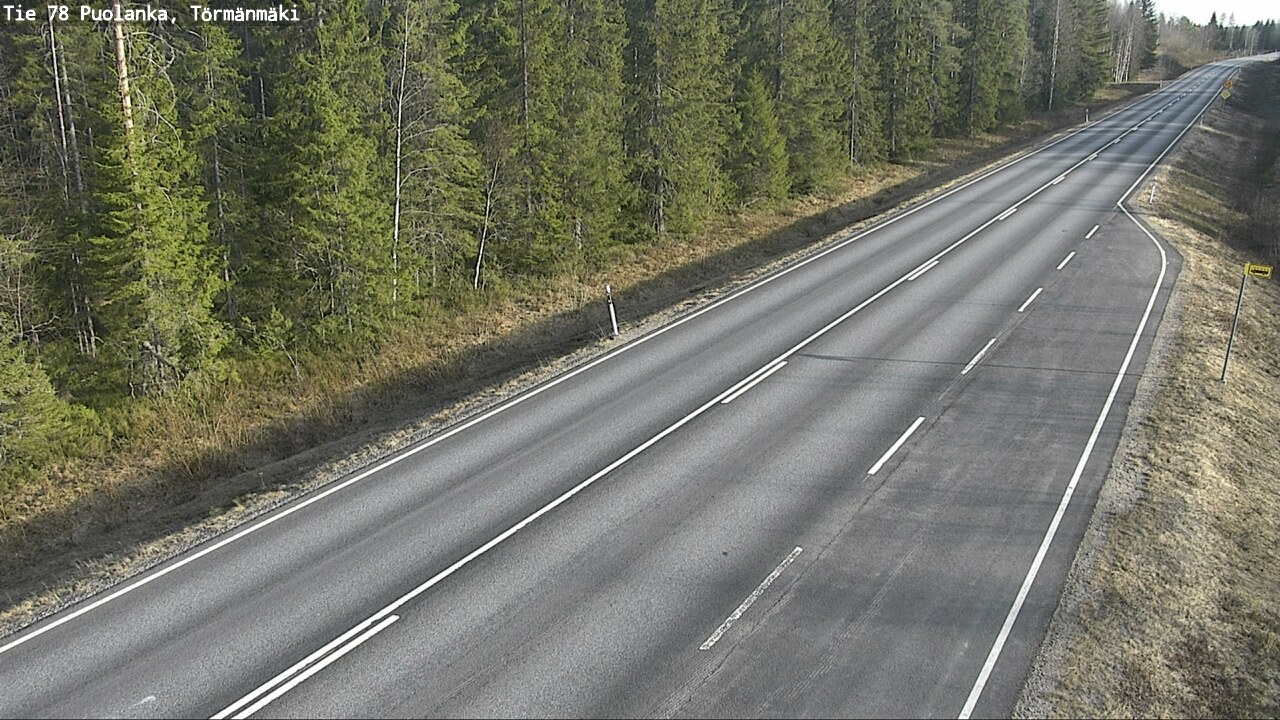 Kelikamerat Kuva Tie 78 Puolanka, Törmänmäki, Puolanka, Kainuu