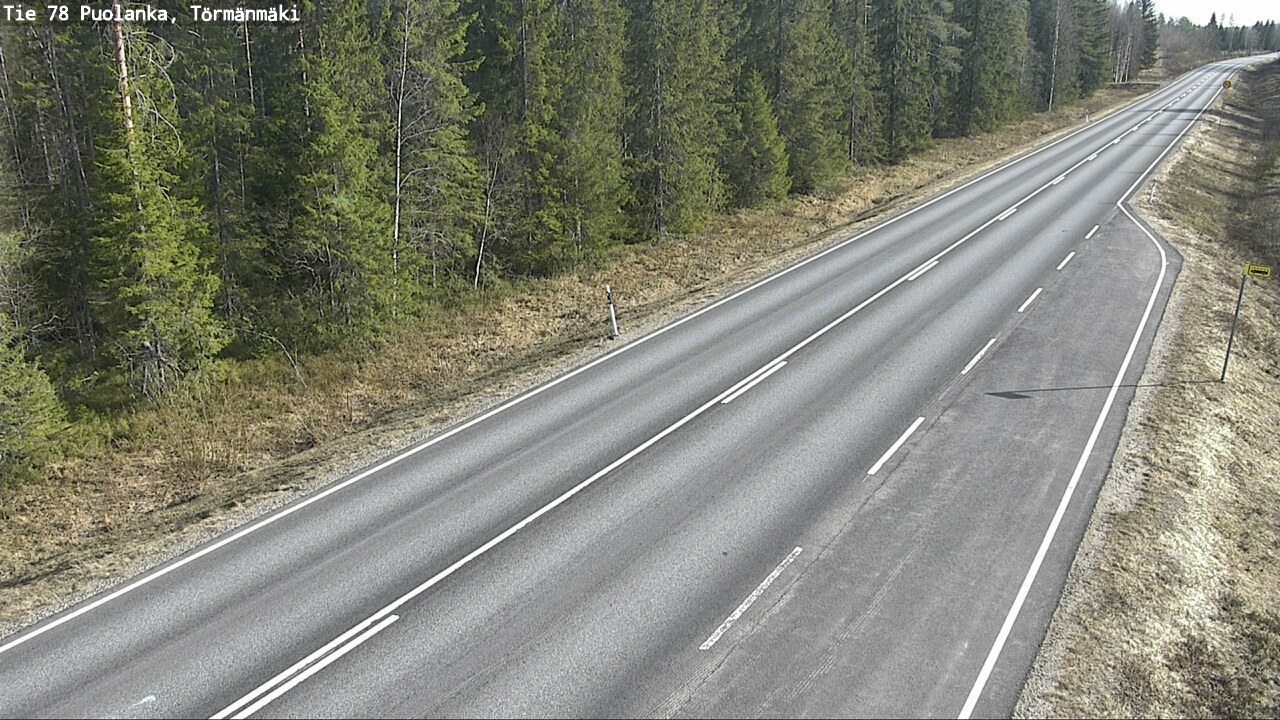 Kelikamerat Kuva Tie 78 Puolanka, Törmänmäki, Puolanka, Kainuu