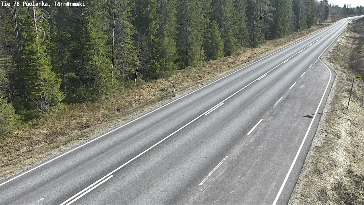Kelikamerat Kuva Tie 78 Puolanka, Törmänmäki, Puolanka, Kainuu