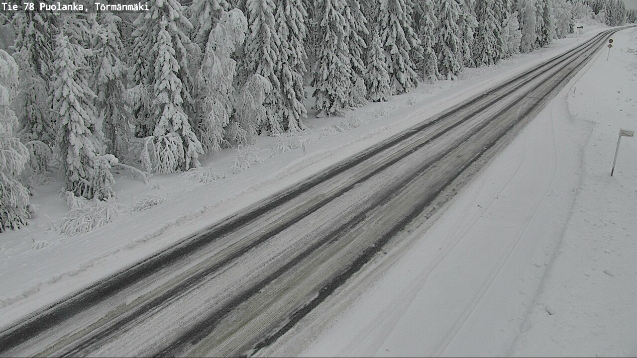 Weather Camera Image Väg 78 Puolango, Törmänmaki, Puolanka, Kainuu