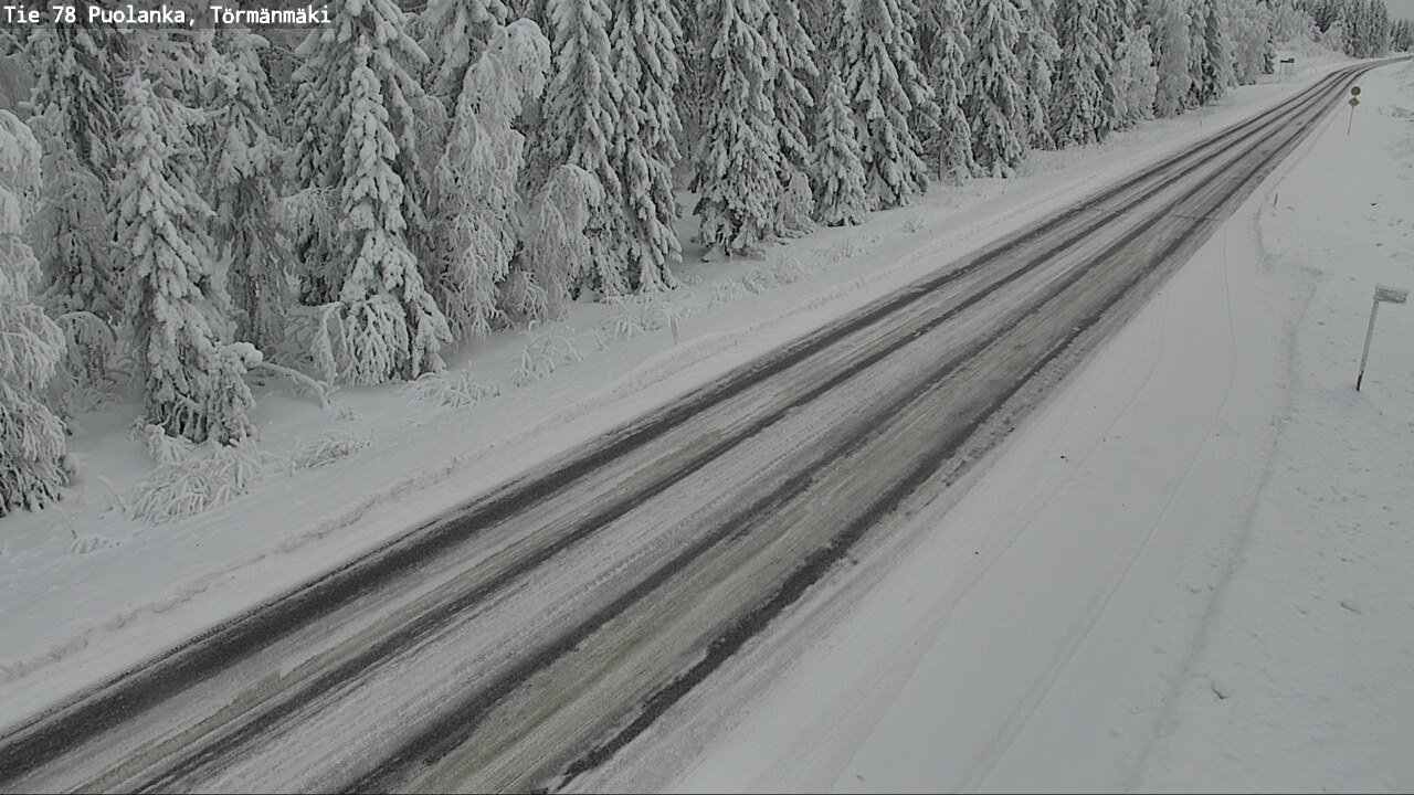 Weather Camera Image Road 78 Puolanka, Törmänmäki, Puolanka, Kainuu