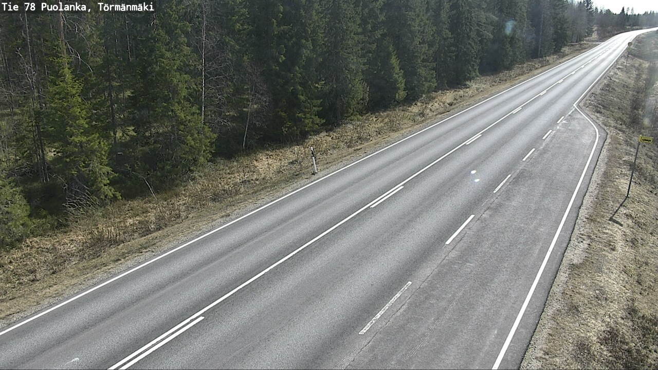 Kelikamerat Kuva Tie 78 Puolanka, Törmänmäki, Puolanka, Kainuu