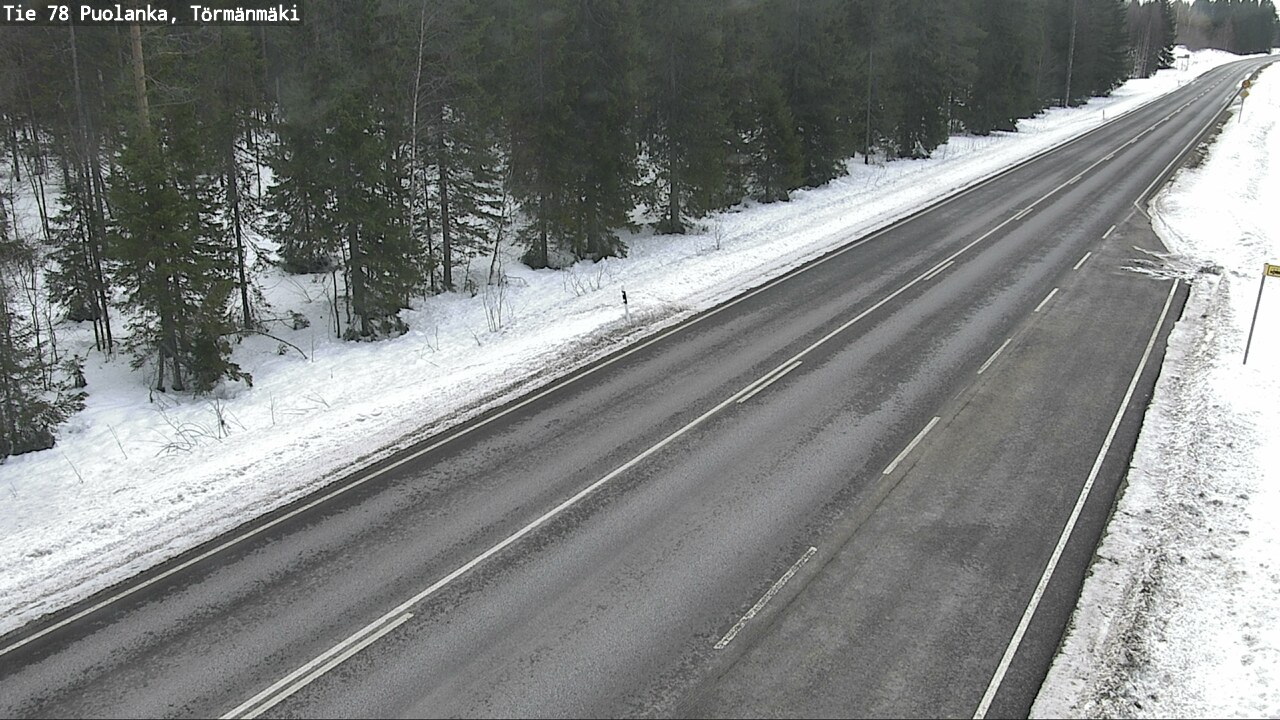 Weather Camera Image Road 78 Puolanka, Törmänmäki, Puolanka, Kainuu