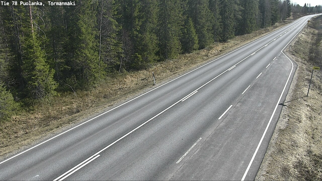 Kelikamerat Kuva Tie 78 Puolanka, Törmänmäki, Puolanka, Kainuu