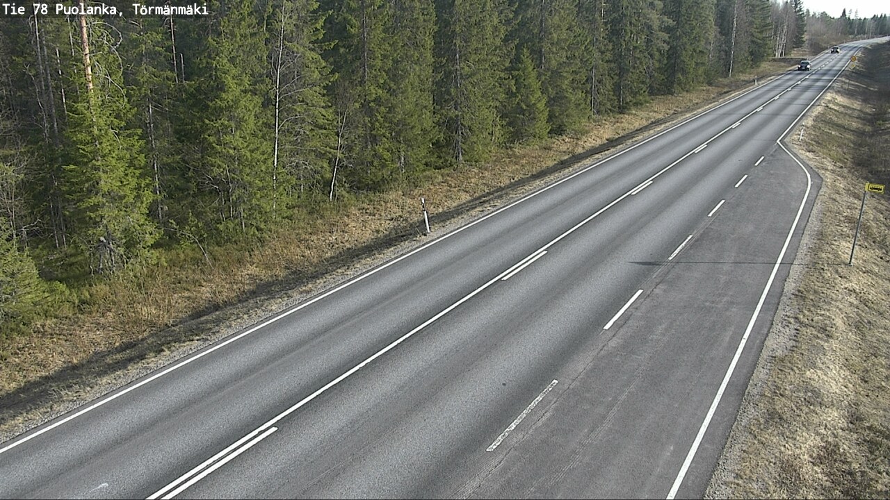 Kelikamerat Kuva Tie 78 Puolanka, Törmänmäki, Puolanka, Kainuu